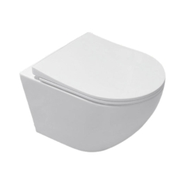 Parryware Wall Mounted White Closet WC Tornado TORNADO C890Q with P-Trap