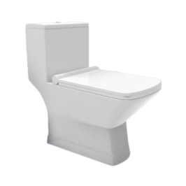 Hindware Floor Mounted White 1 Piece WC Tozzo TOZZO 20123 with S-Trap