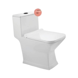 Hindware Floor Mounted White 1 Piece WC Tozzo TOZZO 92609 with S-Trap