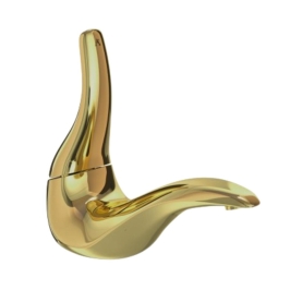 Artize Table Mounted Regular Basin Mixer Tailwater TWR-GBP-75011B - Gold Bright PVD