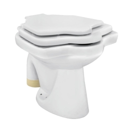 Parryware Floor Mounted White 2 Piece WC Universal EWC Set UNIVERSAL EWC C0271 with S-Trap