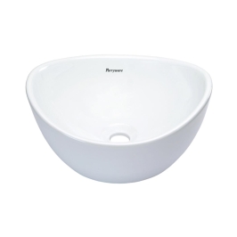 Parryware Table Top Oval Shaped White Basin Area Vallure VALLURE C0462