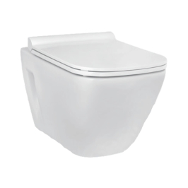 Parryware Wall Mounted White Closet WC Verve AM Rimless VERVE AM RIMLESS C022G with P-Trap