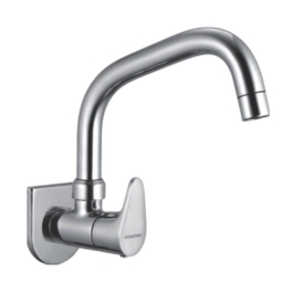 Cavier Wall Mounted Regular Kitchen Sink Tap Volta VL-10-139 with Swinging Spout in Chrome Finish