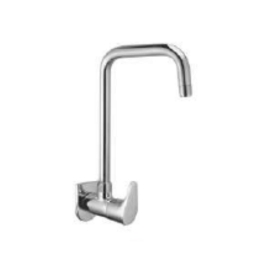Cavier Wall Mounted Regular Kitchen Sink Tap Volta VL-10-140 with Swinging Spout in Chrome Finish