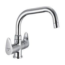 Cavier Table Mounted Regular Kitchen Sink Mixer Volta VL-10-153 with Swinging Spout in Chrome Finish