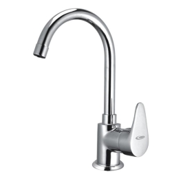 Cavier Table Mounted Regular Kitchen Sink Mixer Volta VL-10-238 with Swinging Spout in Chrome Finish
