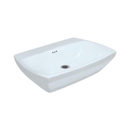 Artize Wall Mounted Rectangle Shaped White Basin Area Xquisite XQS-WHT-43801