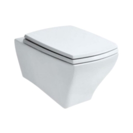 Artize Wall Mounted White Closet WC Xquisite XQS-WHT-43951UF with P-Trap