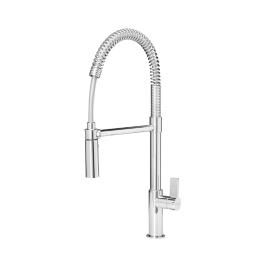 Reginox Table Mounted Pull-Down Kitchen Sink Mixer YUKON with Swinging Spout in Chrome Finish