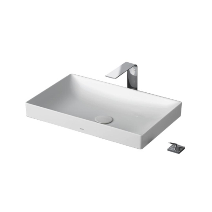 Toto - Table Top Rectangle White Wash Basin - L4716RE#XW by Decure.in