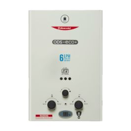 Racold Gas Wall Mounting Vertical Gas Water Heater ODS ECO PLUS LPG in White finish