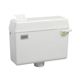 Hindware External Wall Mounted Cistern Without Frame SUPERB - White