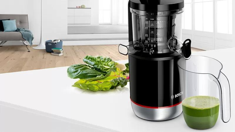 Bosch - Cold Pressed Juicer - VITAEXTRACT MESM731M - MESM731M - Black on